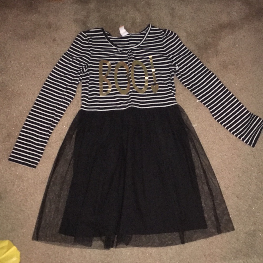 Cute Halloween “boo!” dress.